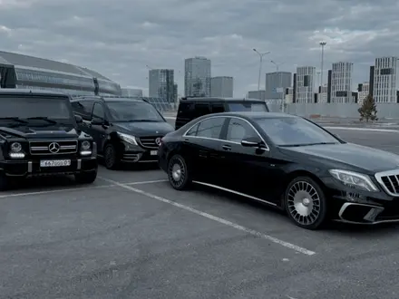 С и Без водителя Mercedes Maybach S63AMG W222 Люкс машины в Астана – фото 14