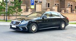 С и Без водителя Mercedes Maybach S63AMG W222 Люкс машины в Астана – фото 4