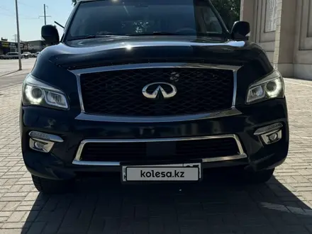 Infiniti QX80 2017 года за 15 500 000 тг. в Конаев (Капшагай) – фото 2