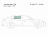 Стекло боковое опускное (Сзади/Справа/Цвет зеленый/Крепления) Hyundai El за 13 500 тг. в Алматы