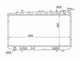 Радиатор охлаждения двигателя за 27 150 тг. в Караганда