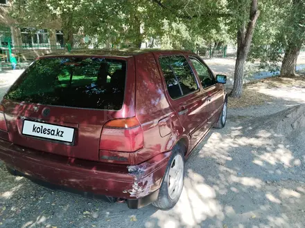 Volkswagen Golf 1997 года за 1 850 000 тг. в Тараз – фото 6