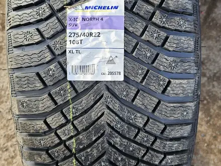 Новая шина от Michelin x-ice north 4 275/40/R22 на заказ за 300 000 тг. в Алматы – фото 3