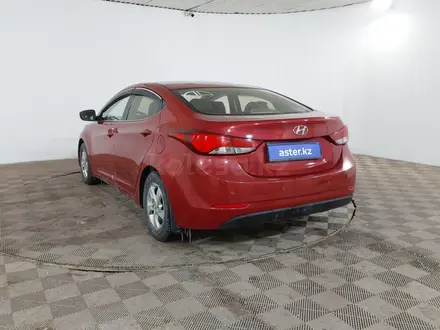 Hyundai Elantra 2014 года за 3 460 000 тг. в Шымкент – фото 7