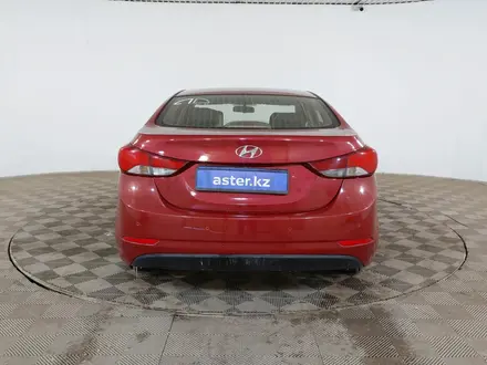 Hyundai Elantra 2014 года за 3 460 000 тг. в Шымкент – фото 6