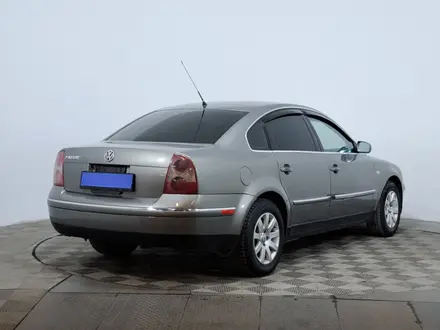 Volkswagen Passat 2002 года за 1 850 000 тг. в Астана – фото 5