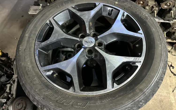 Диски с резиной R18 225, 55 r18 enkei 5-100 разболтовка Subaru оригинал за 220 000 тг. в Алматы