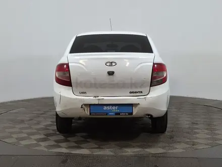 ВАЗ (Lada) Granta 2190 2014 года за 1 490 000 тг. в Астана – фото 6
