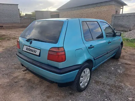 Volkswagen Golf 1992 года за 1 300 000 тг. в Шымкент – фото 8