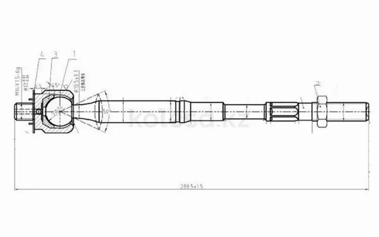 Тяга рулеваяfor2 850 тг. в Павлодар