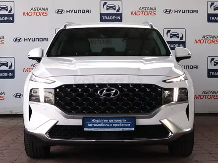 Hyundai Santa Fe 2021 года за 15 500 000 тг. в Алматы – фото 2