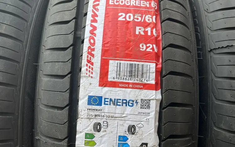 205/60/R16 Летние шины. Fronway EcoGreen65үшін21 000 тг. в Алматы