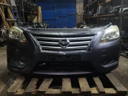 МОРДА НОУСКАТ ПЕРЕДНИЙ БАМПЕР ФАРЫ КАПОТ КРЫЛО NISSAN SENTRA B17 за 320 000 тг. в Актобе – фото 2
