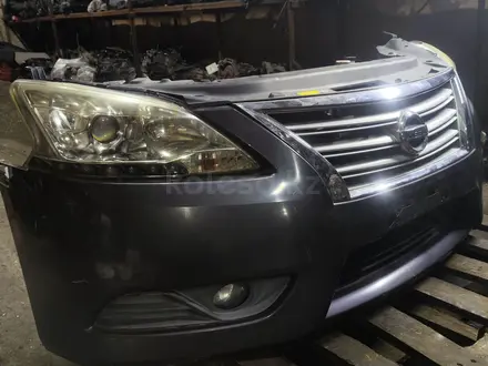 МОРДА НОУСКАТ ПЕРЕДНИЙ БАМПЕР ФАРЫ КАПОТ КРЫЛО NISSAN SENTRA B17 за 320 000 тг. в Актобе – фото 4