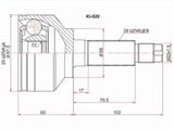 Шрус наружный, граната наружняя за 12 450 тг. в Шымкент