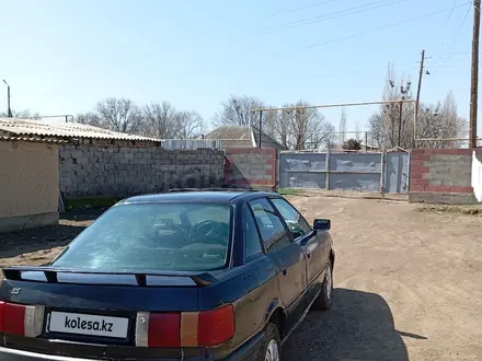 Audi 80 1989 года за 430 000 тг. в Шу – фото 7