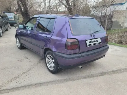 Volkswagen Golf 1995 года за 1 650 000 тг. в Тараз – фото 4