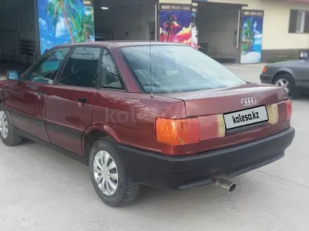 Audi 80 1989 года за 780 000 тг. в Каратау – фото 4