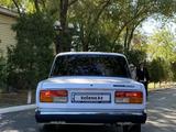 ВАЗ (Lada) 2107 2007 года за 1 600 000 тг. в Жанакорган – фото 5