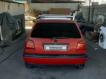 Volkswagen Golf 1993 года за 700 000 тг. в Талдыкорган – фото 4