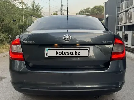 Skoda Rapid 2014 года за 4 500 000 тг. в Алматы – фото 8