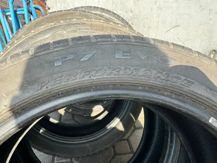 Шины Pirelli P7 EVO комплект 4шт. Сняты с дисков, привозные из Японии! за 45 000 тг. в Алматы – фото 8