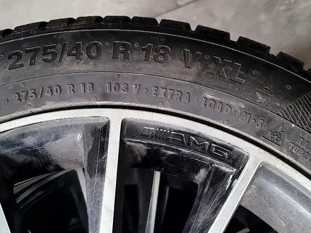 Диски AMG с зимней резиной Continental. за 550 000 тг. в Тараз – фото 2