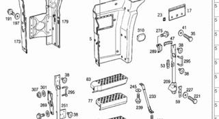Ступенька верхняя правая Мерседес Актрос 96-03 за 20 000 тг. в Караганда