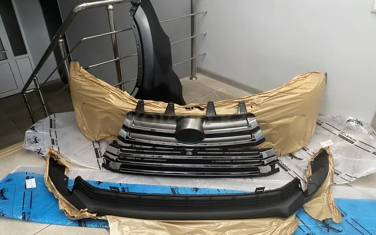 Highlander бампер решетка губа за 35 000 тг. в Алматы