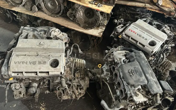 Двигатель и коробка из Японии 3MZ-FE vvti (3.3) LEXUS RX330/ES330/TOYOTA за 83 000 тг. в Алматы