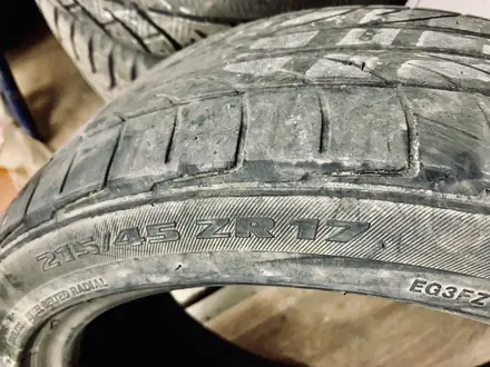 1 летняя шина 215/45/17 Bridgestone (Япония) за 9 990 тг. в Астана – фото 4