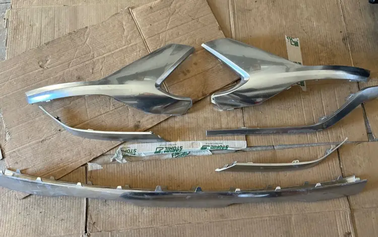 Молдинг, хром бампера, губа Хюндай Санта Фе 21 —/Hyundai Santa Fe 22- за 15 000 тг. в Алматы