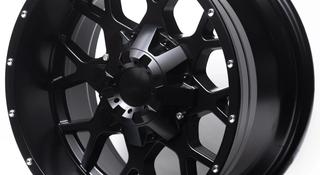 JR Wheels R18 9J ET-12 Dia110.1 Matt Black 5x150 — 5x139.7 за 450 000 тг. в Алматы