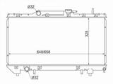 Радиатор двигателя за 21 700 тг. в Шымкент