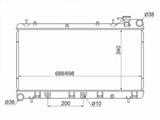 Радиатор охлаждения двигателя за 23 600 тг. в Талдыкорган