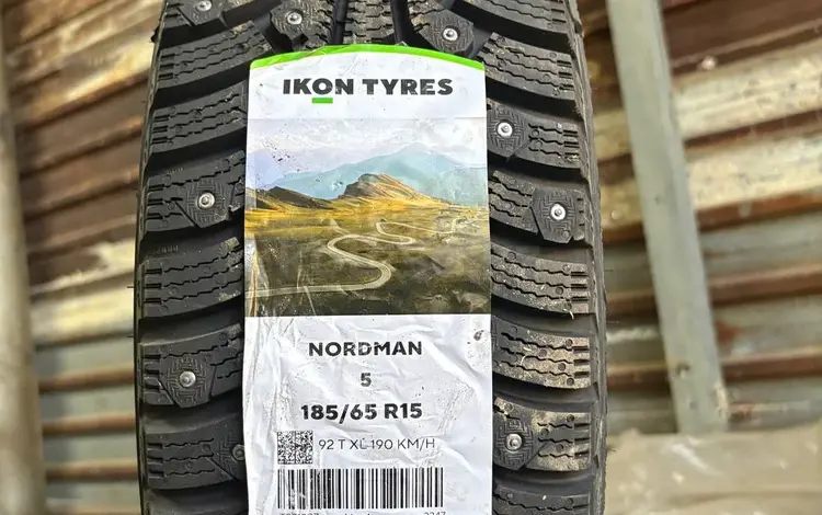 185/65 R15 Ikon Nordman 5 XL 92T шип. за 26 400 тг. в Уральск