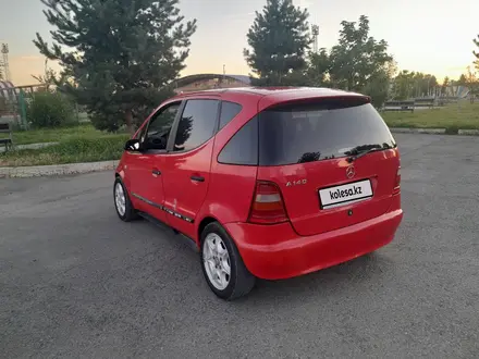 Mercedes-Benz A 160 1998 года за 1 300 000 тг. в Талдыкорган – фото 5