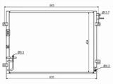 Радиатор кондиционера за 33 750 тг. в Астана