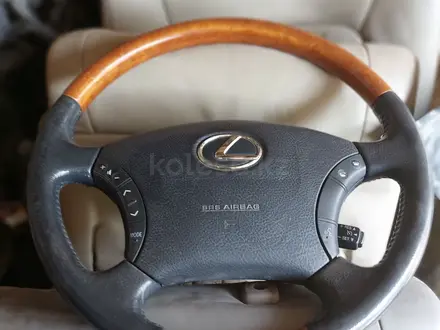 Руль оригинал airbag лексус лх470 за 100 001 тг. в Алматы – фото 2