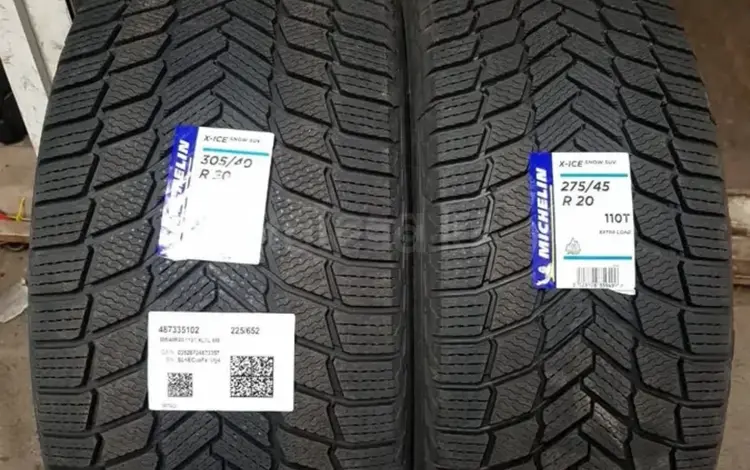 275/45/20 и 305/40/20 Michelin X-Ice Snow за 1 000 000 тг. в Алматы