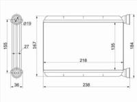 Радиатор отопителя салона за 13 550 тг. в Павлодар