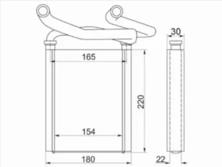 Радиатор отопителя салонаүшін11 050 тг. в Алматы