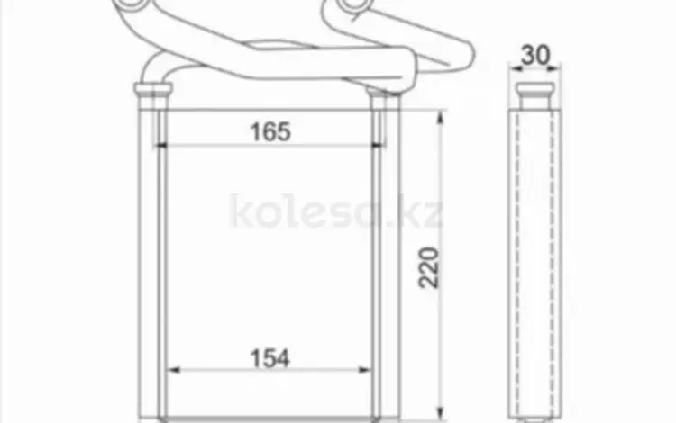 Радиатор отопителя салона за 11 050 тг. в Алматы