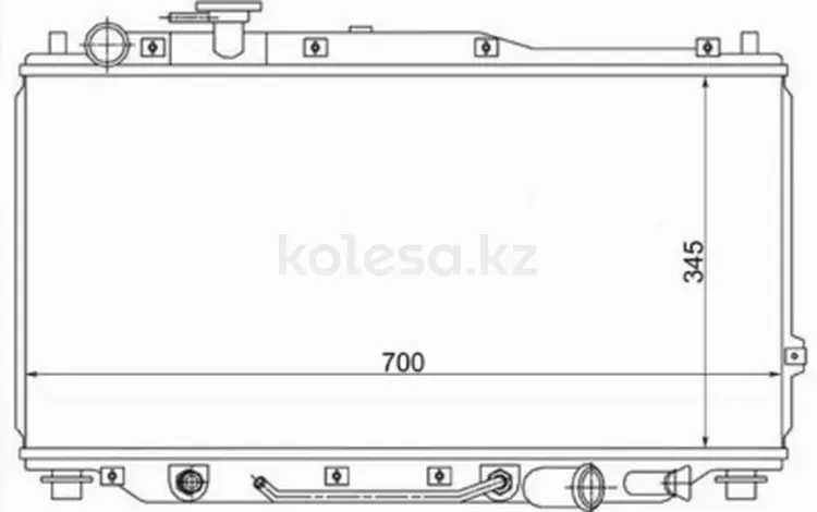 Радиатор Двигателя за 25 100 тг. в Астана