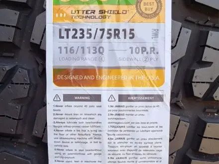 235/75R15 LT 116/113Q 10PR — TESCHE TIRES RIDGE BLADE X/T за 65 000 тг. в Алматы – фото 4