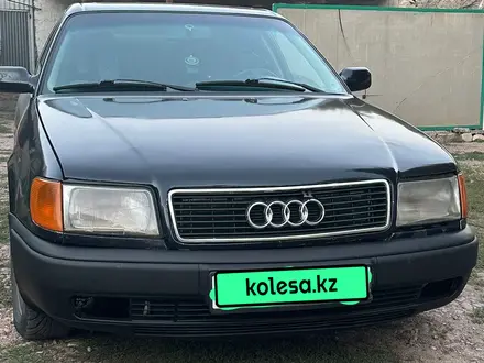 Audi 100 1991 года за 1 400 000 тг. в Мерке – фото 7