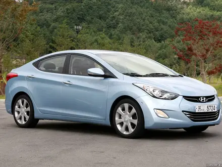 Бампер передний Хендай Элантра Hyundai Elantra MD 2010- за 14 500 тг. в Алматы – фото 2