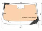 Стекло лобовое (Обогрев полный/ Датчик дождя/ Молдинг) за 101 650 тг. в Алматы