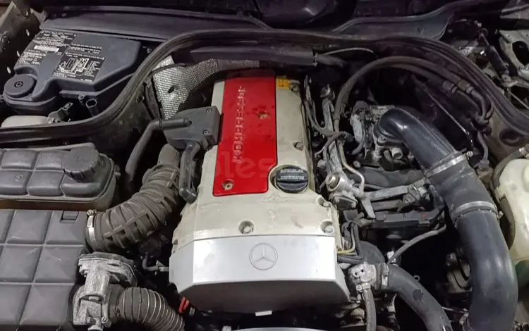 ДВИГАТЕЛЬ МЕРСЕДЕС М111 V-2, 3 КОМПРЕССОР за 600 000 тг. в Алматы