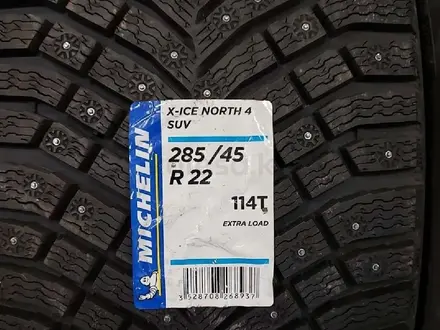 Michelin X-Ice North 4 SUV 285/45 R22 114T за 450 000 тг. в Астана – фото 3